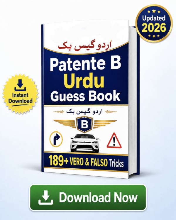 PATENTE B TRICKS BOOK IN URDU PDF BOOK - DOWNLOAD GUESS BOOK - TRUCCHI PATENTE B